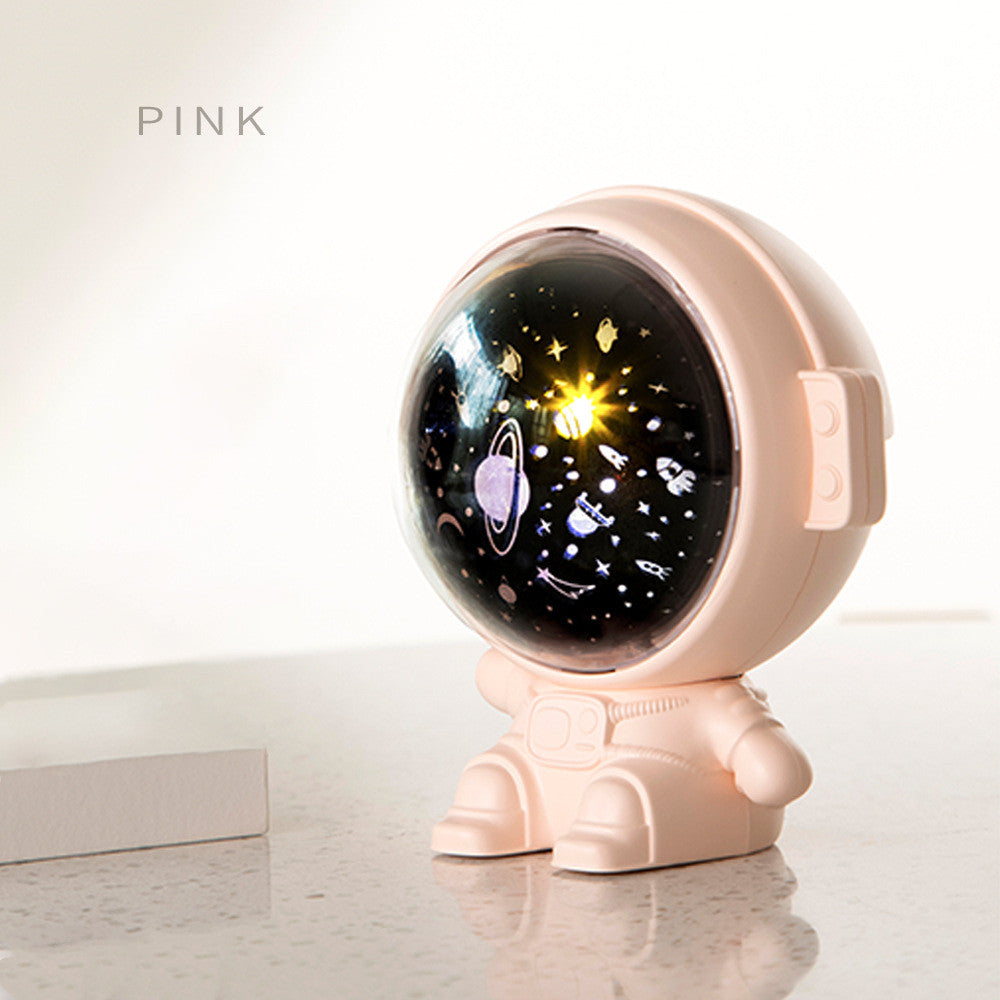 Astronaut Galaxy Star Projector - Music & Rotation Night Light