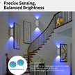 Motion Sensor Night Lights 4-Pack - Rechargeable LED with 7 Colors | Magnetic Cabinet & Wall Lights