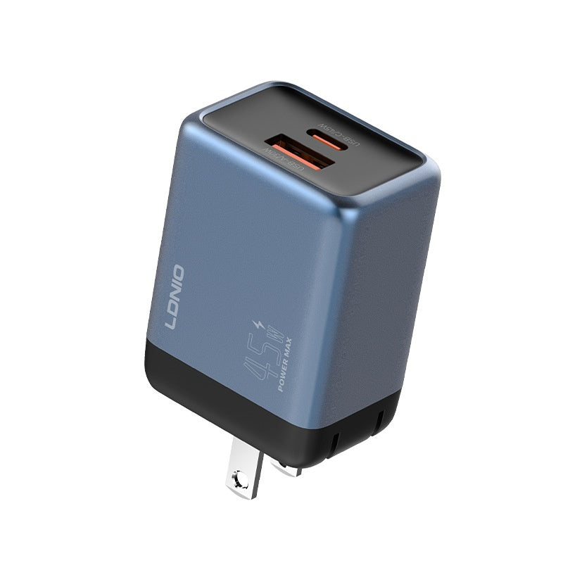45W GaN Fast Charger - USB-C PD Compact Wall Adapter for Travel