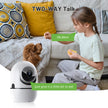 2-Way Video Call Camera - AI PTZ WiFi Security Camera | 350° Pan Night Vision Indoor