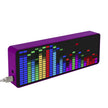 RGB Music Spectrum Clock - LED Audio Visualizer with Digital Display