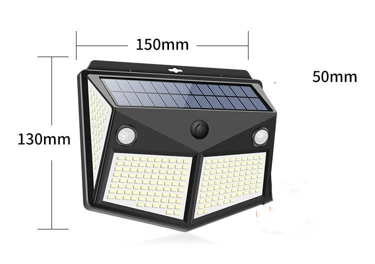 Solar LED Garden Light - Dual Sensor Motion Activated Outdoor Lighting