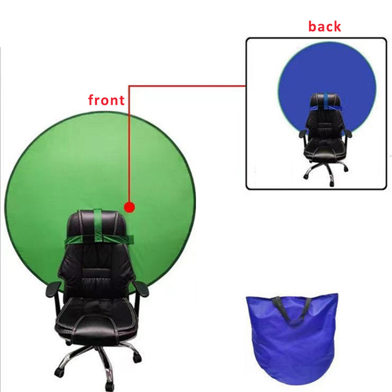 Collapsible Green Screen Background - Portable Chroma Key Backdrop for Streaming Photography