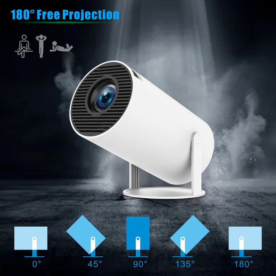 HY300 Pro Projector - Portable Home Theater Entertainment System