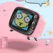 Bluetooth Pixel Alarm Clock Speaker - LED Display with Bass Stereo