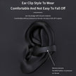 Ear Clip Bone Conduction Headphones - Bluetooth 5.2 Open-Ear Wireless