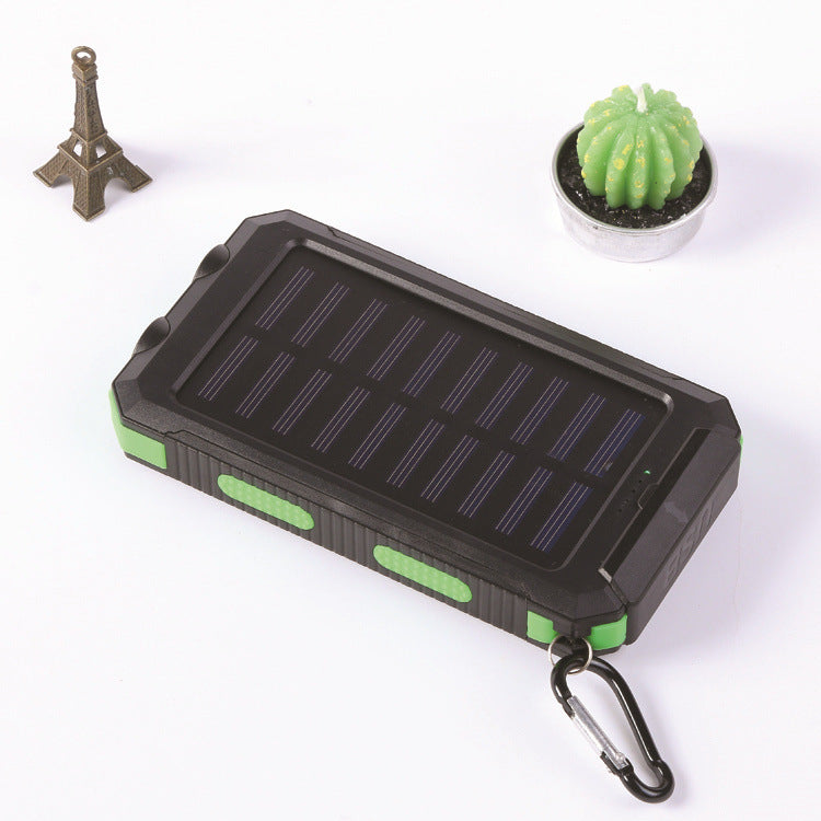 Waterproof Solar Power Bank 20000mAh with Compass - Outdoor Charger