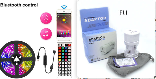 Bluetooth RGB LED Strip - Smart Flexible Lighting with Remote Control