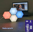 Modular RGB Wall Light Panels - App Controlled Gaming Atmosphere Lighting
