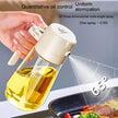 470ML Olive Oil Sprayer Dispenser - 2-in-1 Glass Spray Bottle for Cooking BBQ Air Fryer