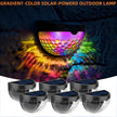 Solar Fence Lights 6-Pack - Waterproof LED Deck Step Lights | IP65 Outdoor Post Wall Lighting