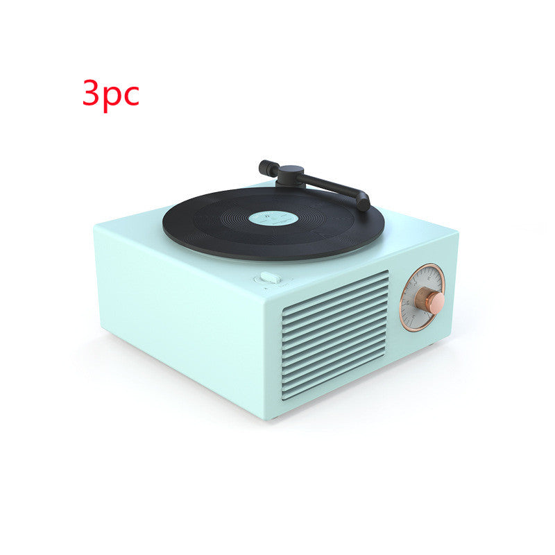 Retro Phonograph Bluetooth Speaker - Vintage Design Wireless Audio