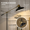 Adjustable Floor Lamp - Industrial Balance Arm Reading Light | 48-65