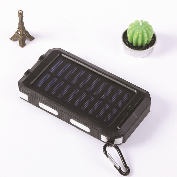 Waterproof Solar Power Bank 20000mAh with Compass - Outdoor Charger