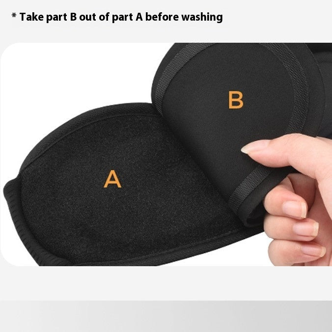 Bluetooth Sleep Mask - 3D Contoured Eye Mask for Travel & Sleep