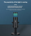 RGB USB Condenser Microphone - Gaming & Streaming Mic with LED