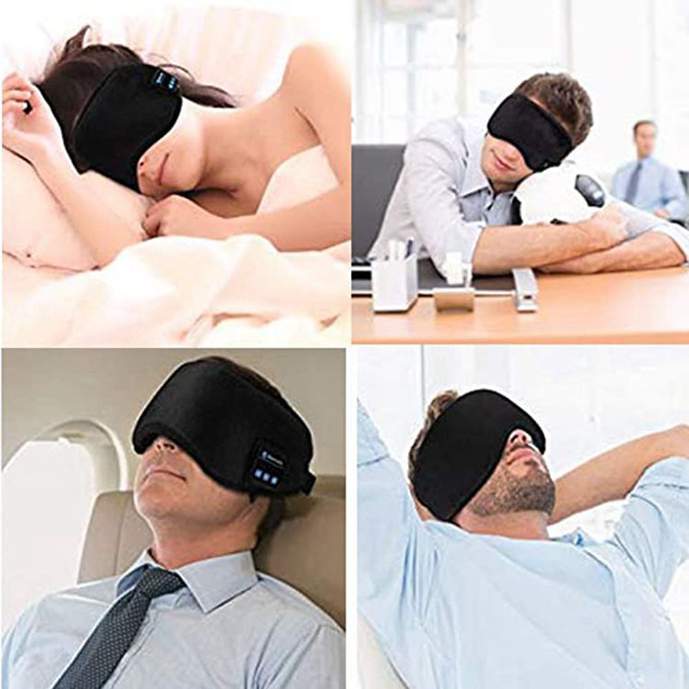 Bluetooth Sleep Mask - Wireless Music Eye Mask for Travel & Sleep