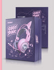 Gaming Headset with Cat Ears - USB 7.1 Surround Sound & RGB LED