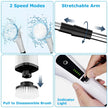 Electric Spin Scrubber - Cordless Cleaning Brush with Extendable Arm & 8 Replaceable Heads