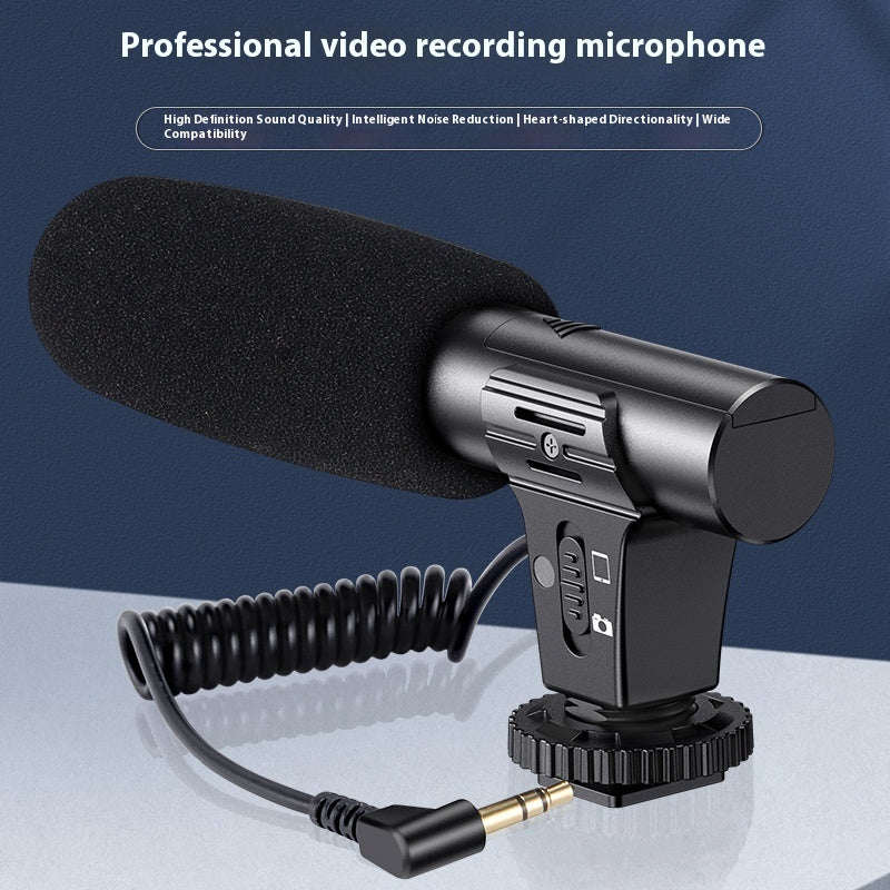 Mobile Phone Video Microphone - Compact Recording Mic for Smartphones