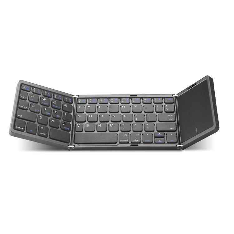 Foldable Bluetooth Keyboard with Touchpad - Portable Wireless