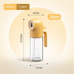 Glass Spray Oil Bottle - Anti-Leakage Press Spray for Air Fryer Cooking Kitchen