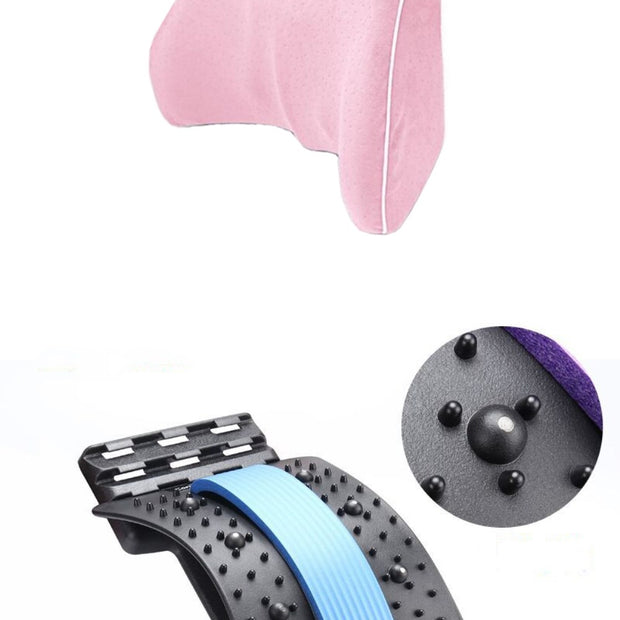 Orthopedic Lumbar Support Cushion - Memory Foam Back Support Pillow