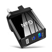 65W GaN Dual-Port Fast Charger - PD 33W + QC 33W Wall Adapter