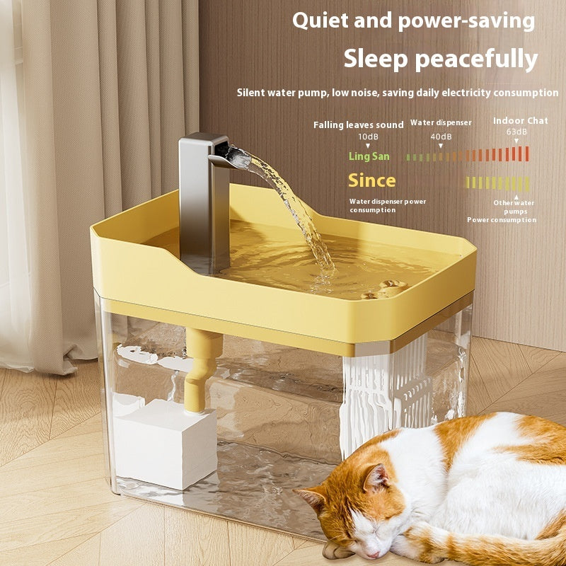 Pet Water Fountain - 1.5L Automatic Cat Water Dispenser with Filter & Circulation