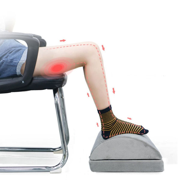 Semi-Cylindrical Foot Rest - Office Ergonomic Support Cushion