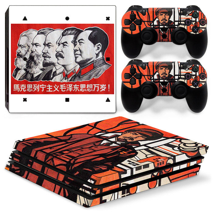 PS4 Pro Vinyl Skin Sticker - Console & Controller Protective Decal Set