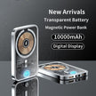 Transparent Magnetic Power Bank - 10000mAh 22.5W Fast Charge