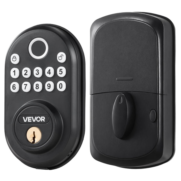 Fingerprint Door Lock Keyless Entry Door Lock Password And Key Unlock