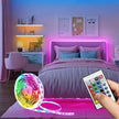Smart RGB LED Light Strip - USB Powered TV Backlight with Remote