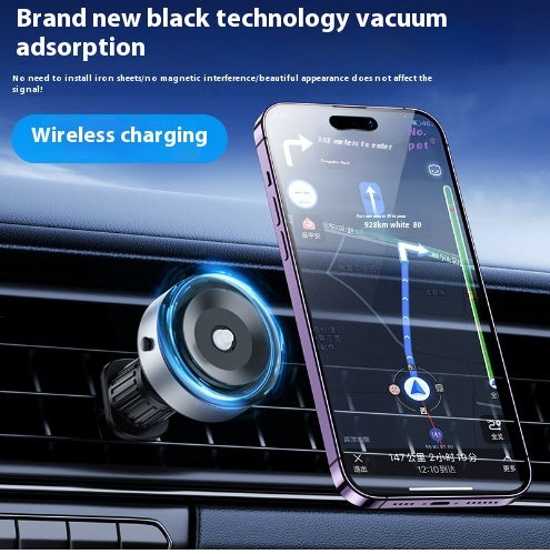 Intelligent Magnetic Car Phone Holder - Electric Auto-Clamping Mount