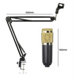 Condenser Microphone with V8 Sound Card - Mobile Recording Kit