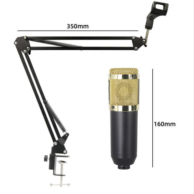 Condenser Microphone with V8 Sound Card - Mobile Recording Kit