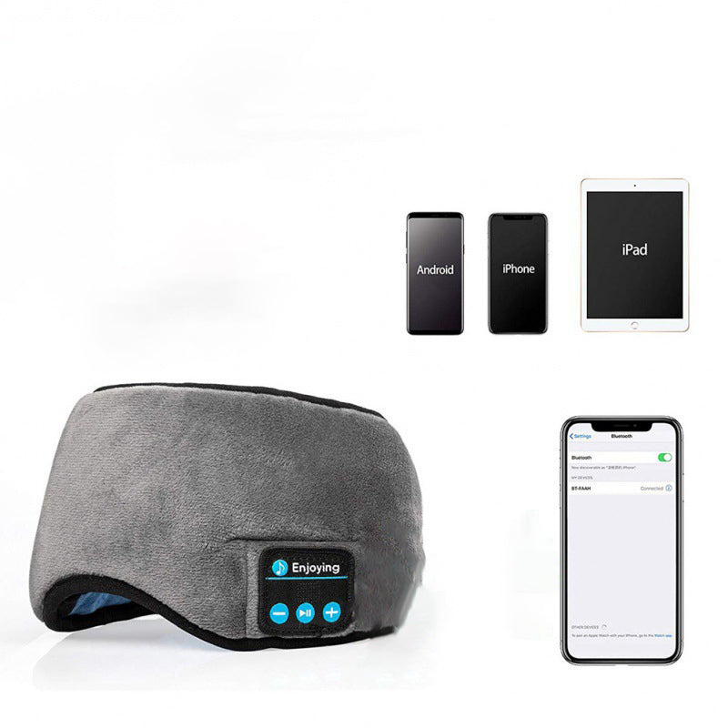 Bluetooth Sleep Mask - Wireless Music Eye Mask for Travel & Sleep