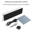 RGB Music Spectrum Clock - LED Audio Visualizer with Digital Display
