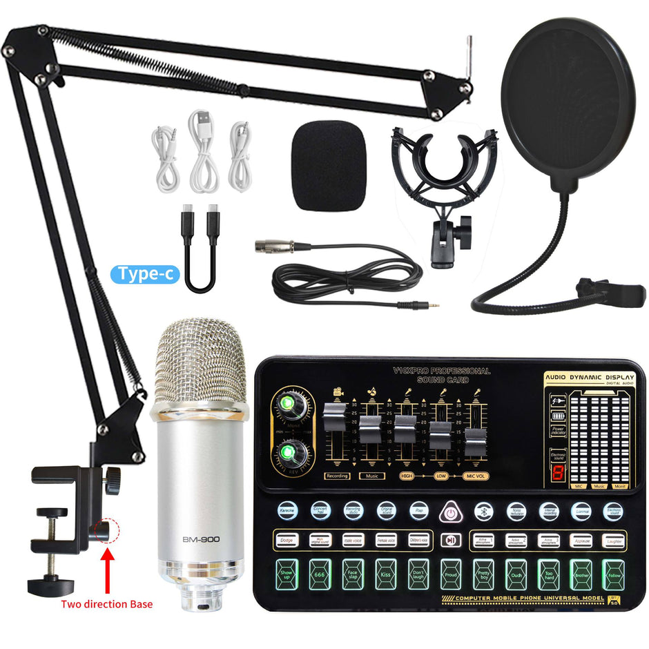 Professional Streaming Microphone Kit - Complete Broadcast Bundle