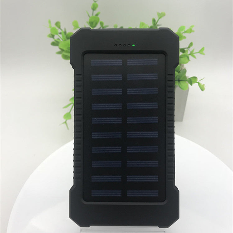 Solar Power Bank 8000mAh - Waterproof Outdoor Portable Charger