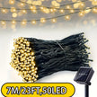 Solar LED String Lights - Outdoor Waterproof Decorative Lighting
