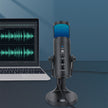RGB USB Condenser Microphone - Gaming & Streaming Mic with LED
