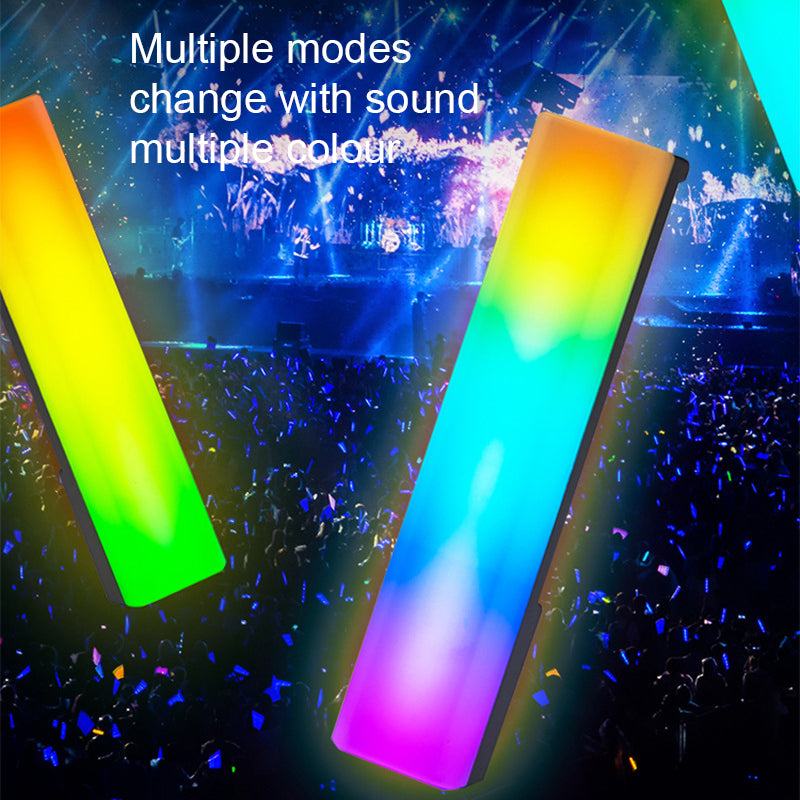 3D RGB Voice-Activated Rhythm Light - Music Reactive Ambient Gaming Lamp USB Powered