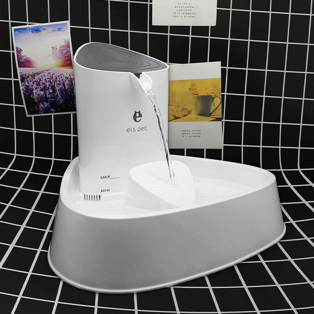 Pet Water Fountain with LED Light - 1.5L Automatic Circulating Cat Water Dispenser with Filter