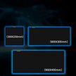 RGB LED Gaming Mouse Pad - Oversized Luminous Desk Mat with Multiple Lighting Colors