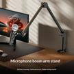 Professional Microphone Boom Arm Stand - Adjustable Swivel Mount