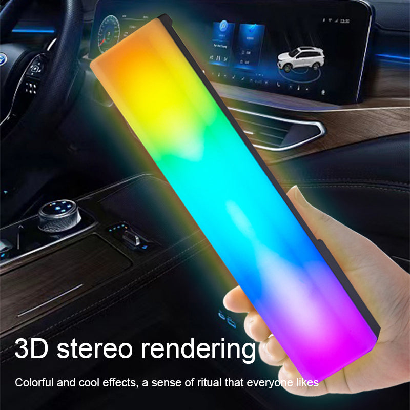 3D RGB Voice-Activated Rhythm Light - Music Reactive Ambient Gaming Lamp USB Powered