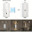Motion Sensor Night Lights 4-Pack - Rechargeable LED with 7 Colors | Magnetic Cabinet & Wall Lights