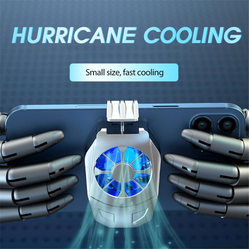 Mobile Phone Cooling Fan - USB Gaming Cooler with Stand